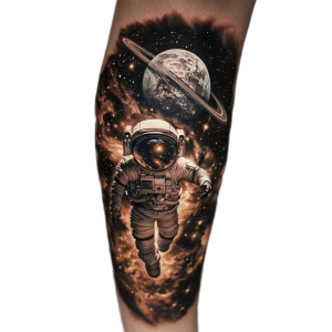 Astronomical Tattoo Vinyl Car Decal Sticker – Waterproof & UV-Resistant 8"