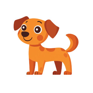 Minimalistic Dog Drawing Vinyl Car Decal Sticker – Waterproof & UV-Resistant 8"