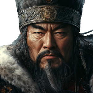 Genghis Khan V3 Vinyl Car Decal Sticker – Waterproof & UV-Resistant 8"
