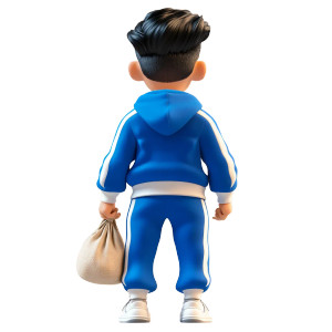 Stylish Tracksuit Character Vinyl Car Decal Sticker – Waterproof & UV-Resistant 8"