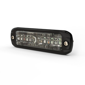 Ultra Slim LED Warning Light | Amber Lens, 29 Flash Patterns, Synchronizable | 4-3/4 Inch, 12-24V DC Ultra Slim LED Warning Light | Amber Lens, 29 Flash Patterns, Synchronizable | 4-3/4 Inch, 12-24V DC