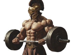 Spartan Warrior Workout Vinyl Car Decal Sticker – Waterproof & UV-Resistant 8"