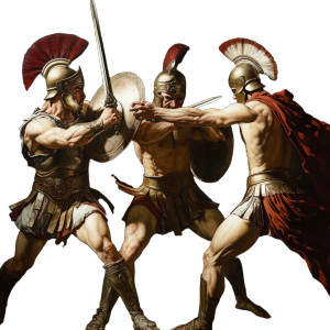 Spartan Warriors Fight Vinyl Car Decal Sticker – Waterproof & UV-Resistant 8" Spartan Warriors Fight Vinyl Car Decal Sticker – Waterproof & UV-Resistant 8"