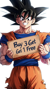 Goku Promotion Vinyl Car Decal Sticker – Waterproof & UV-Resistant 8"