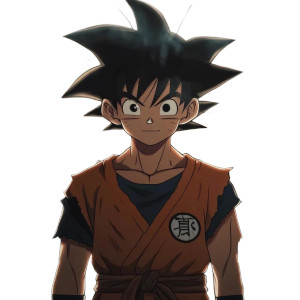 Goku In Naruto Vinyl Car Decal Sticker – Waterproof & UV-Resistant 8"