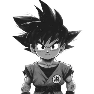 Son Goku V9 Vinyl Car Decal Sticker – Waterproof & UV-Resistant 8"