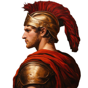 Baroque Ares Painting Vinyl Car Decal Sticker – Waterproof & UV-Resistant 8"