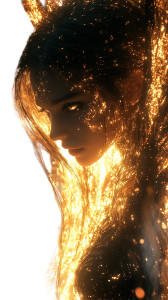 Beautiful Female Angel Vinyl Car Decal Sticker – Waterproof & UV-Resistant 8"