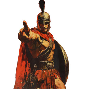 Trojan War Poster Vinyl Car Decal Sticker – Waterproof & UV-Resistant 8"