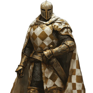 Regal Golden Knight Vinyl Car Decal Sticker – Waterproof & UV-Resistant 8" Regal Golden Knight Vinyl Car Decal Sticker – Waterproof & UV-Resistant 8"