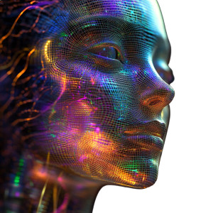 Ai Hologram Head Vinyl Car Decal Sticker – Waterproof & UV-Resistant 8" Ai Hologram Head Vinyl Car Decal Sticker – Waterproof & UV-Resistant 8"