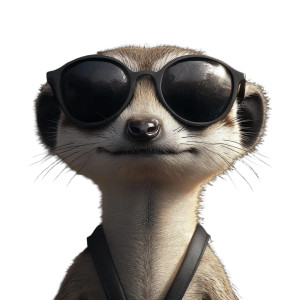 Blind Meerkat Vinyl Car Decal Sticker – Waterproof & UV-Resistant 8" Blind Meerkat Vinyl Car Decal Sticker – Waterproof & UV-Resistant 8"