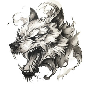 Neotraditional Wolf Vinyl Car Decal Sticker – Waterproof & UV-Resistant 8" Neotraditional Wolf Vinyl Car Decal Sticker – Waterproof & UV-Resistant 8"
