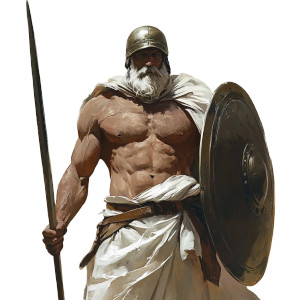 Greek Sage Philosopher Vinyl Car Decal Sticker – Waterproof & UV-Resistant 8"