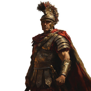 Roman General Leading Vinyl Car Decal Sticker – Waterproof & UV-Resistant 8"