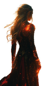 Vengeful Ukrainian Witch Vinyl Car Decal Sticker – Waterproof & UV-Resistant 8"