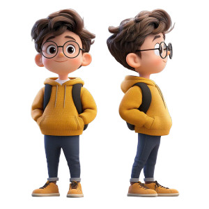 3D Animation Character Vinyl Car Decal Sticker – Waterproof & UV-Resistant 8" 3D Animation Character Vinyl Car Decal Sticker – Waterproof & UV-Resistant 8"