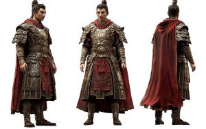 Ancient Chinese General V19 Vinyl Car Decal Sticker – Waterproof & UV-Resistant 8"