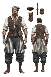 Wicked Cossack Design Vinyl Car Decal Sticker – Waterproof & UV-Resistant 8"