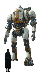 Steampunk Dali Robot Vinyl Car Decal Sticker – Waterproof & UV-Resistant 8"