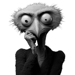 Vulture Facepalm Vinyl Car Decal Sticker – Waterproof & UV-Resistant 8"