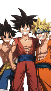 Anime Trio Together Vinyl Car Decal Sticker – Waterproof & UV-Resistant 8"