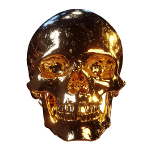 Golden Skull V2 Vinyl Car Decal Sticker – Waterproof & UV-Resistant 8" Golden Skull V2 Vinyl Car Decal Sticker – Waterproof & UV-Resistant 8"