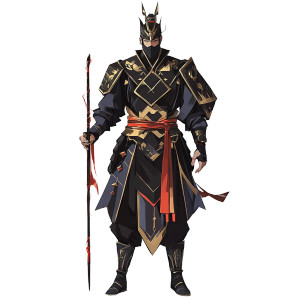 Ancient Mage Warrior Vinyl Car Decal Sticker – Waterproof & UV-Resistant 8"