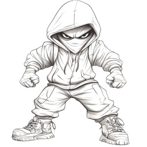 Cartoon Villain Caricature Vinyl Car Decal Sticker – Waterproof & UV-Resistant 8"