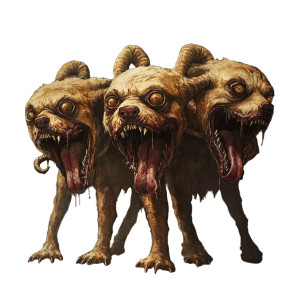 Cerberus Underworld Dog Vinyl Car Decal Sticker – Waterproof & UV-Resistant 8"