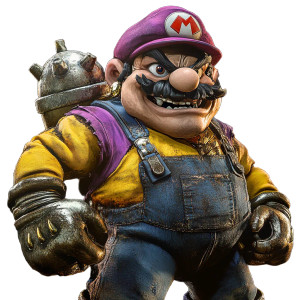 Wario'S Havoc Vinyl Car Decal Sticker – Waterproof & UV-Resistant 8"