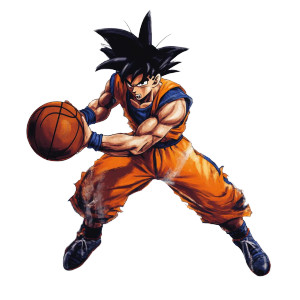Goku Basketball Vinyl Car Decal Sticker – Waterproof & UV-Resistant 8"