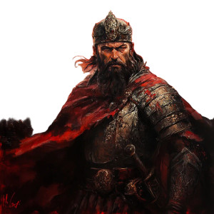 Red Cloaked Warrior Vinyl Car Decal Sticker – Waterproof & UV-Resistant 8" Red Cloaked Warrior Vinyl Car Decal Sticker – Waterproof & UV-Resistant 8"