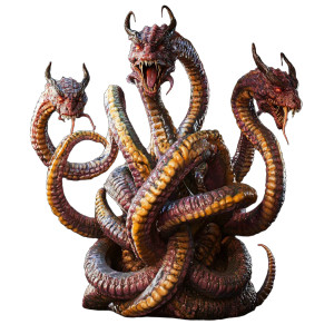 Subterranean Hydra Vinyl Car Decal Sticker – Waterproof & UV-Resistant 8"