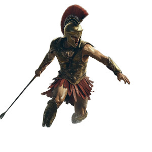 Spartan Gladiator Warrior Vinyl Car Decal Sticker – Waterproof & UV-Resistant 8"