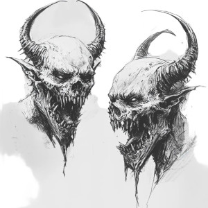 Demon-Possessed Zombie Vinyl Car Decal Sticker – Waterproof & UV-Resistant 8" Demon-Possessed Zombie Vinyl Car Decal Sticker – Waterproof & UV-Resistant 8"