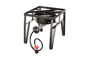 Flame King Single Burner Stove | 20000 BTU | Adjustable Heat Control | Durable & Rugged Design