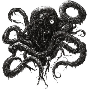 Abyssal Horror Vinyl Car Decal Sticker – Waterproof & UV-Resistant 8"