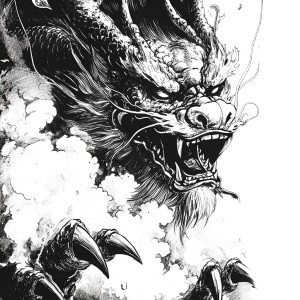 Menacing Metal Dragon Vinyl Car Decal Sticker – Waterproof & UV-Resistant 8"