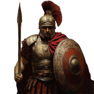 Roman Legionary V4 Vinyl Car Decal Sticker – Waterproof & UV-Resistant 8"