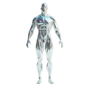 Futuristic Transparent Body Vinyl Car Decal Sticker – Waterproof & UV-Resistant 8"