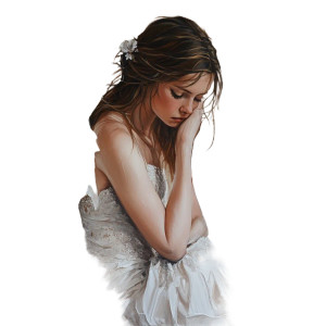 White Angel V6 Vinyl Car Decal Sticker – Waterproof & UV-Resistant 8"