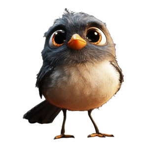 Cute Pixar Bird Vinyl Car Decal Sticker – Waterproof & UV-Resistant 8" Cute Pixar Bird Vinyl Car Decal Sticker – Waterproof & UV-Resistant 8"