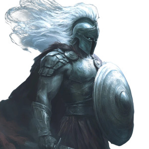 Ghostly Spartan Warrior Vinyl Car Decal Sticker – Waterproof & UV-Resistant 8"