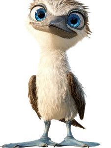 Blue-Footed Booby Vinyl Car Decal Sticker – Waterproof & UV-Resistant 8"