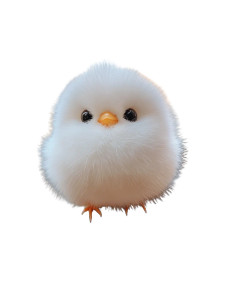 Cute Fat Chirps Vinyl Car Decal Sticker – Waterproof & UV-Resistant 8"