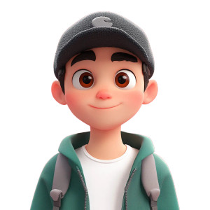 3D Animated Character Vinyl Car Decal Sticker – Waterproof & UV-Resistant 8"