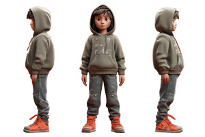 Streetwise Clay Boy Vinyl Car Decal Sticker – Waterproof & UV-Resistant 8"