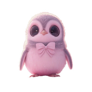 Valentine Penguin Baby Vinyl Car Decal Sticker – Waterproof & UV-Resistant 8" Valentine Penguin Baby Vinyl Car Decal Sticker – Waterproof & UV-Resistant 8"