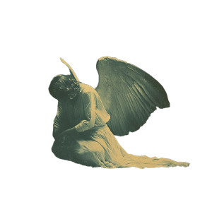 Retro Night Angel Vinyl Car Decal Sticker – Waterproof & UV-Resistant 8"